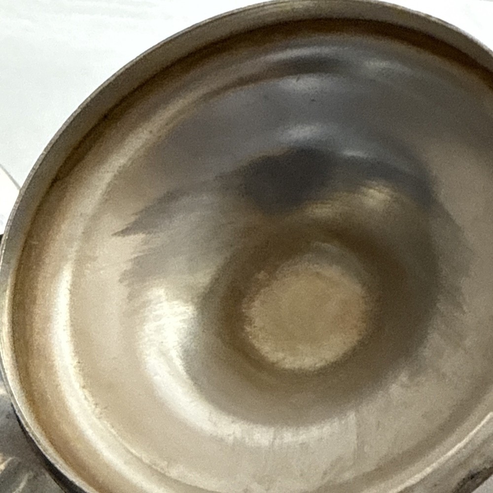 Silver On Copper Teapot