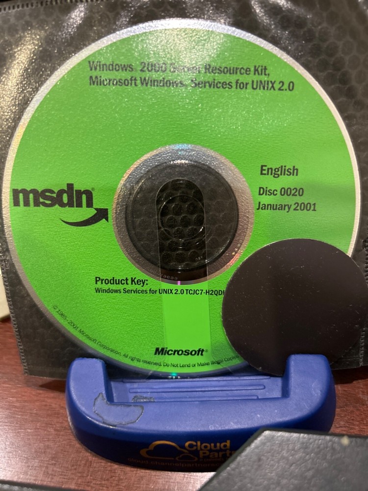 BRAND NEW MSDN Microsoft Windows 2000 Server Resource Kit, Services for UNIX2