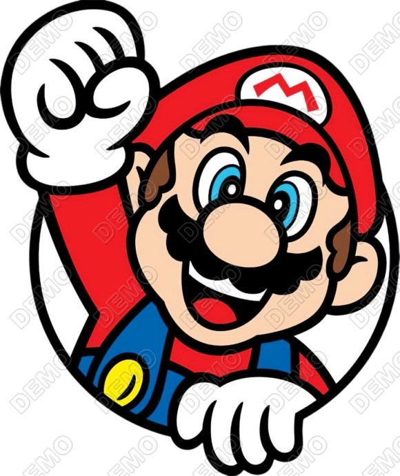 Mario  DTF  Shirt Iron on Transfer