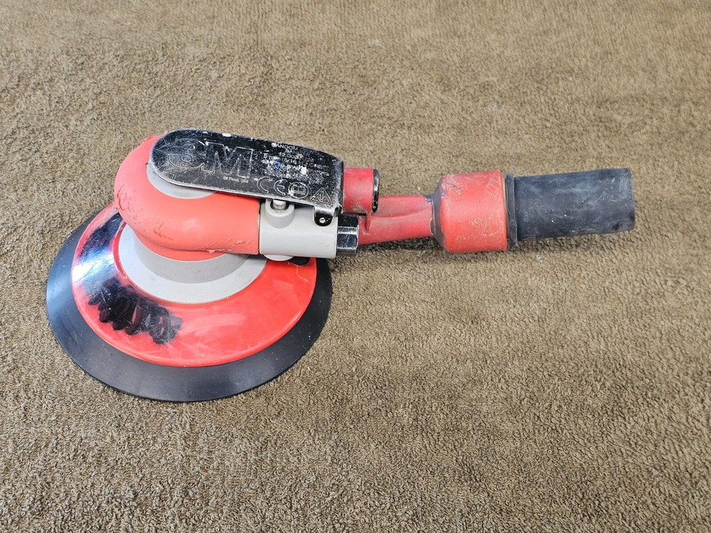 3M Vacuum Random Orbital Sander Pneumatic Air Tool 6" Disc Hook Loop Pad 20208