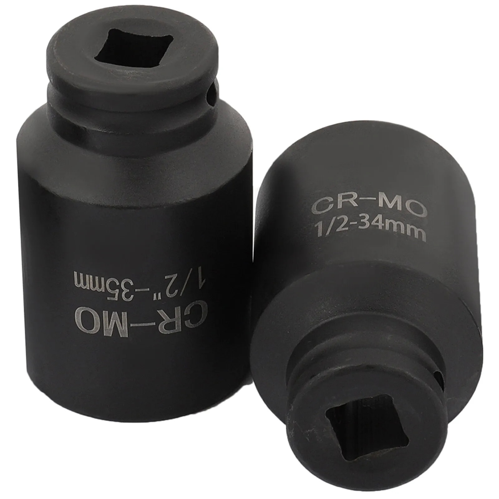 5Pcs 1/2" Drive Deep Impact Axle Hub Socket Set 6 Point 33mm 34mm 35mm 36mm 38mm