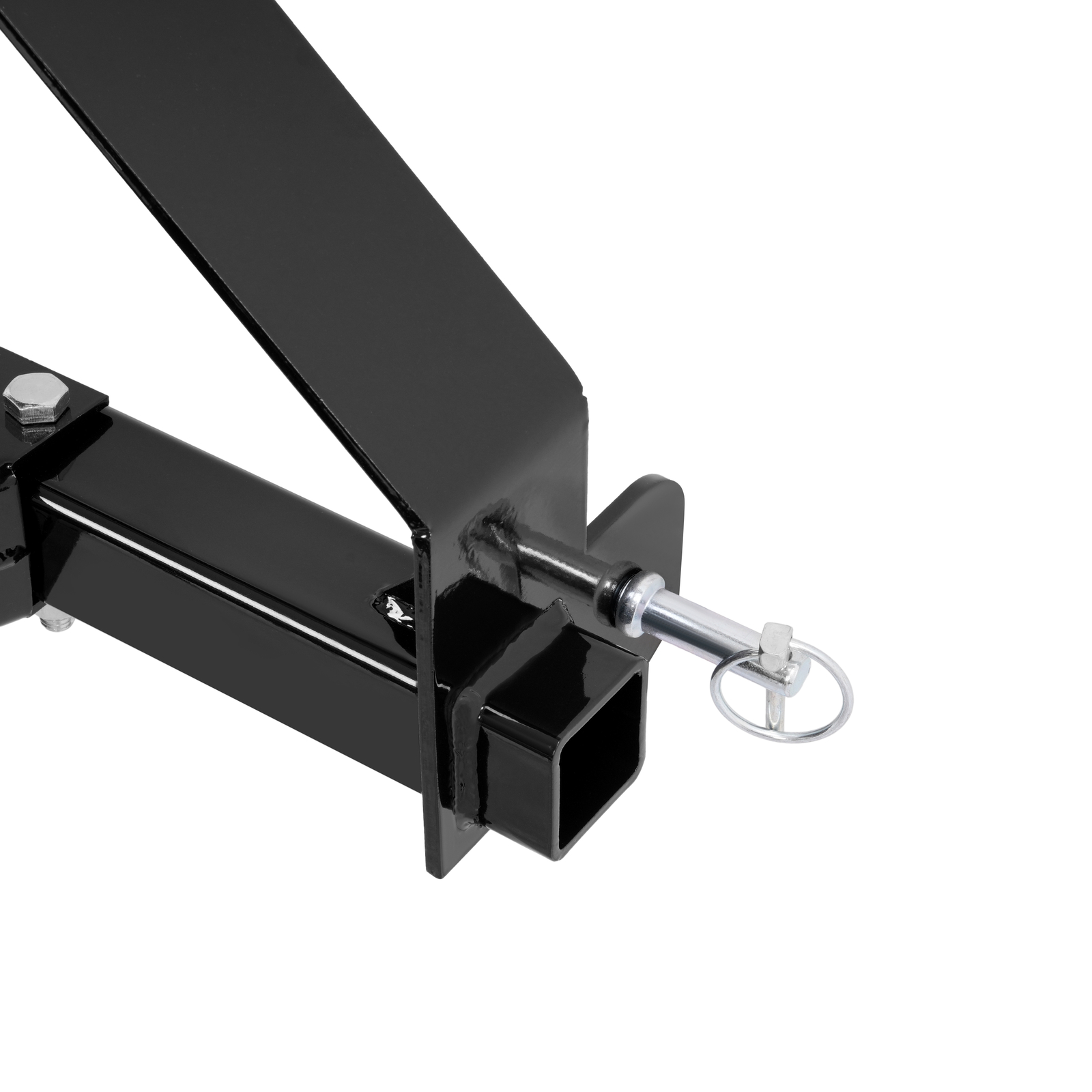 For Category-0 Tractor Hookup 5 FT Black 3-Point Landscape Rake Grass Comb