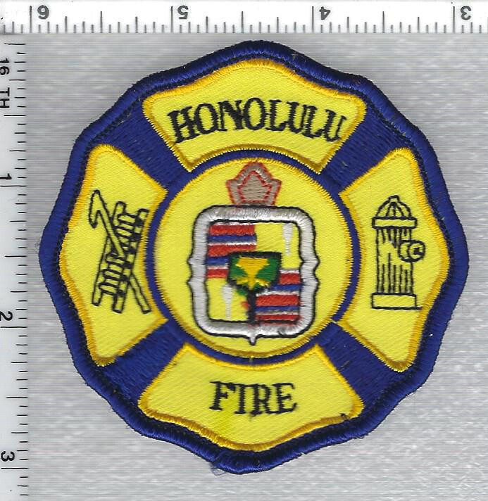 Honolulu Fire Department  (Hawaii)  Baseball Cap/Hat Patch