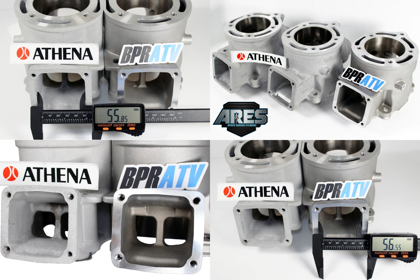 Banshee 421cc Stroker Engine Rebuild Kit ARES 68mm Cylinder +4mm Crank Cool Head