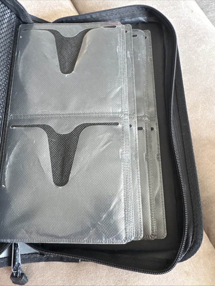 Case Logic CD/DVD/Blu-ray Storage Binder Case 96 disc capacity Blue Gray