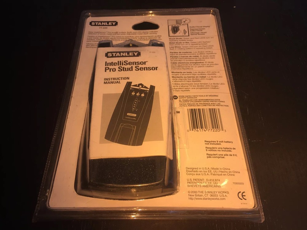 Stanley Sealed IntelliSensor Pro 77-220 - IntelliTools Stud Sensor