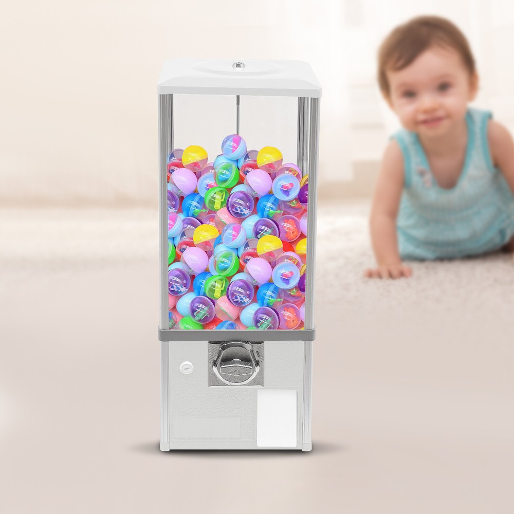 25" White Candy Vending Machine - Durable, Secure, Fun for All Ages