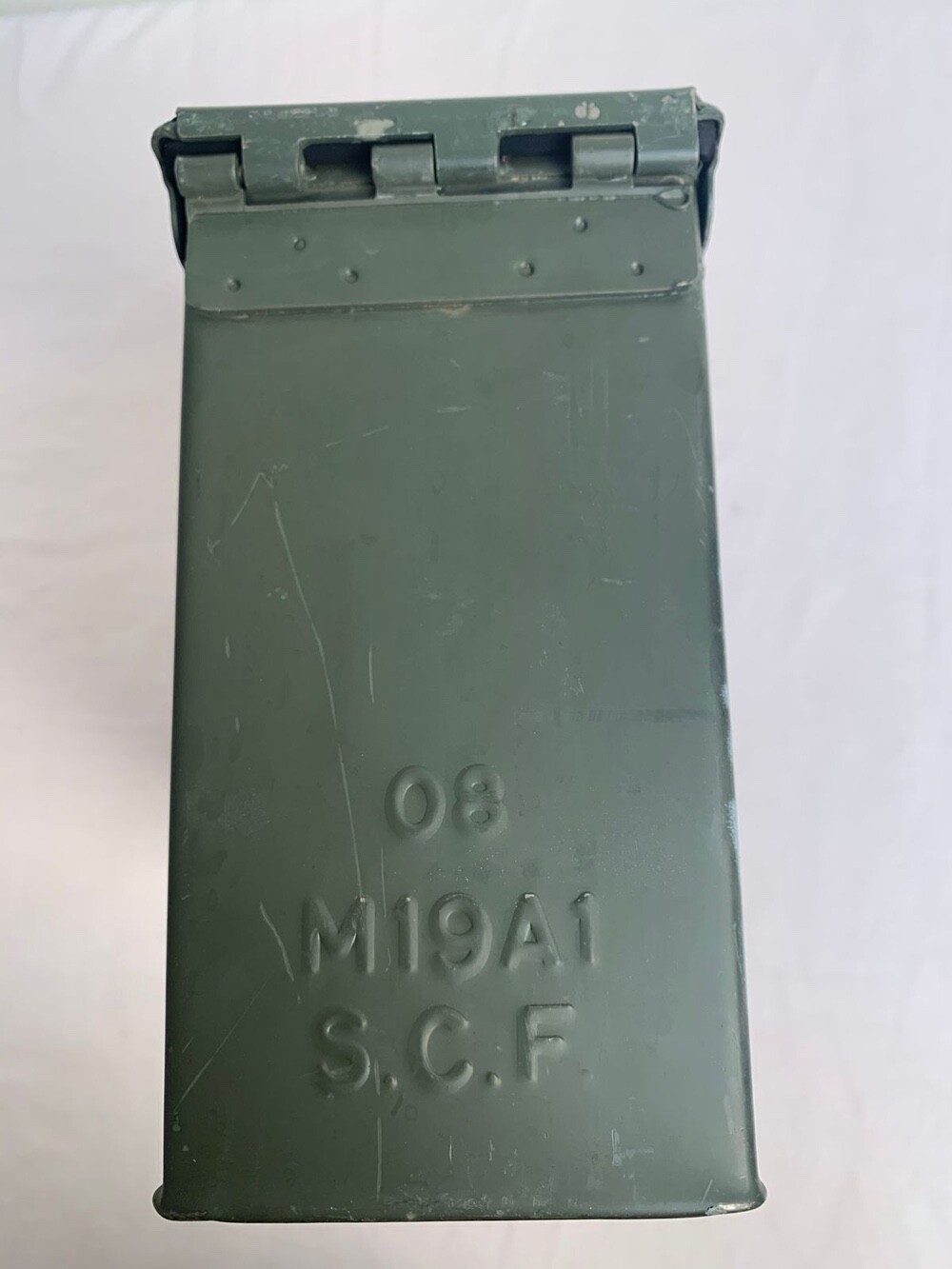 30 Cal Metal Ammo Can – Military Steel Box Ammo Storage - Used