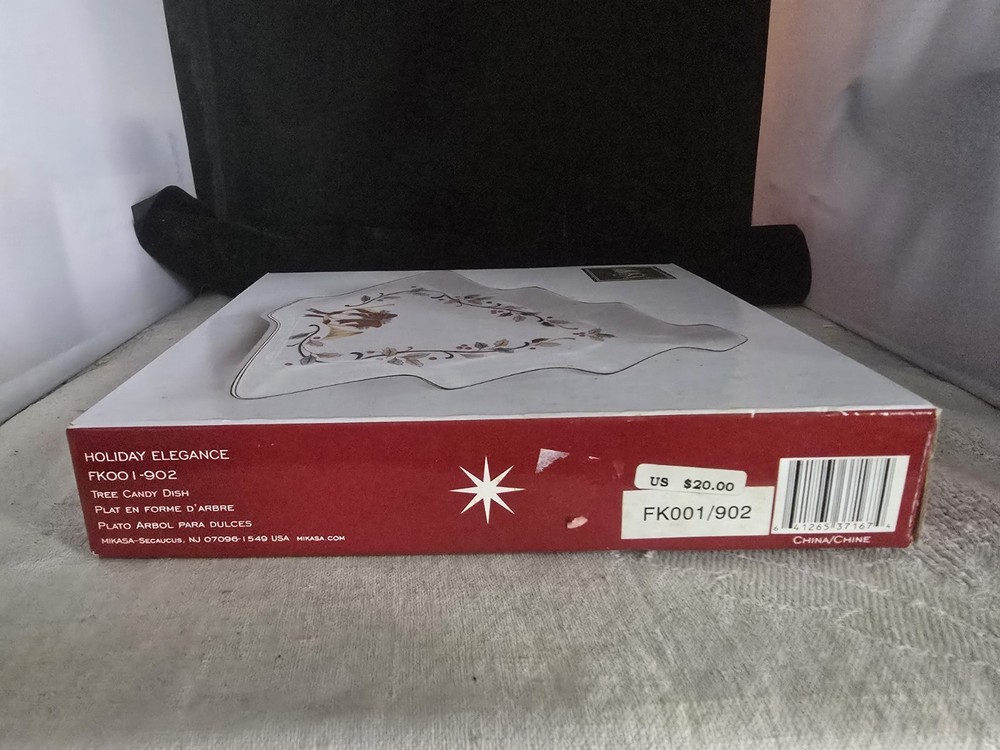 Mikasa Holiday Elegance Tree Candy Dish