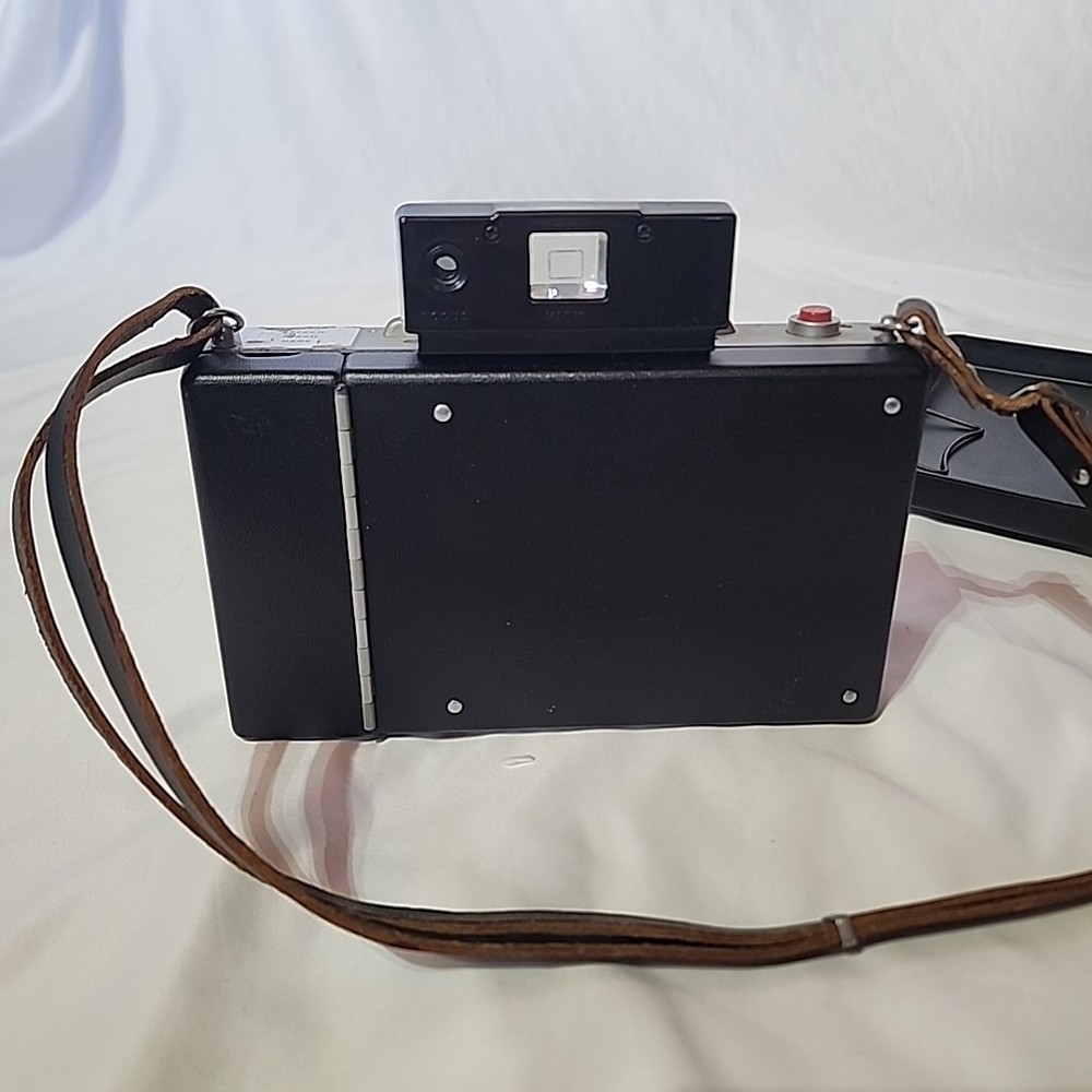 Polaroid Land Camera Automatic 100 Foldable Strap Untested As-Is