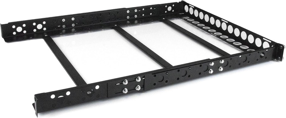 Open Box StarTech UNIRAILS1U 1U Fixed 19" Adjustable Depth Universal Server Rack