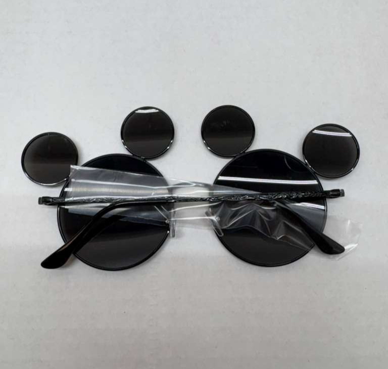 Mickey Mouse Shaped Black Sunglasses