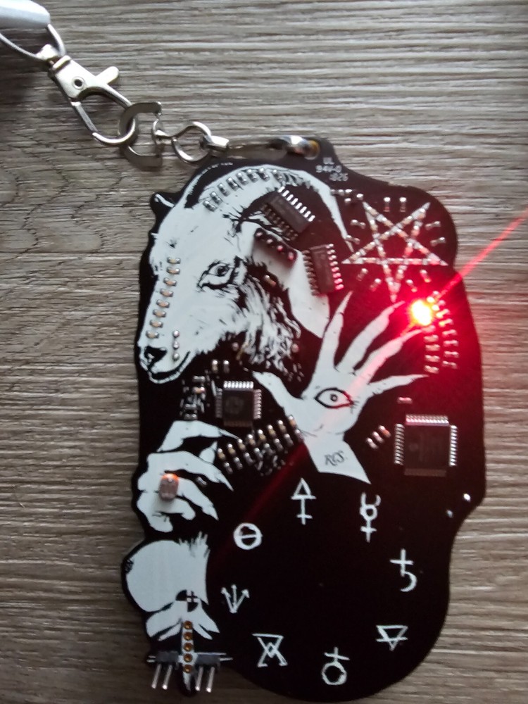 Hack For Satan Imp DEFCON 2018 Badge