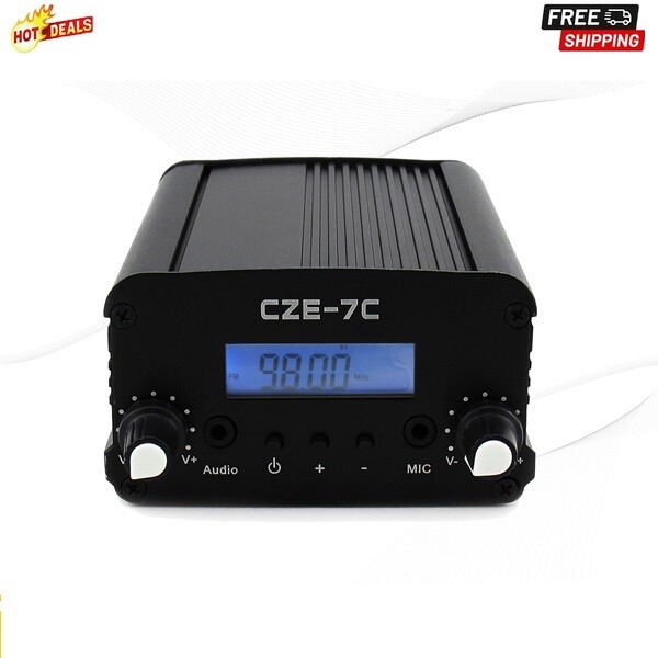 1/7W Ham Radio Transmitters Wireless Stereo FM Transmitter