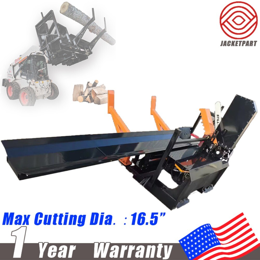 30t Wood Processor Log Splitter Skid Steer Attachment Firewood Processor
