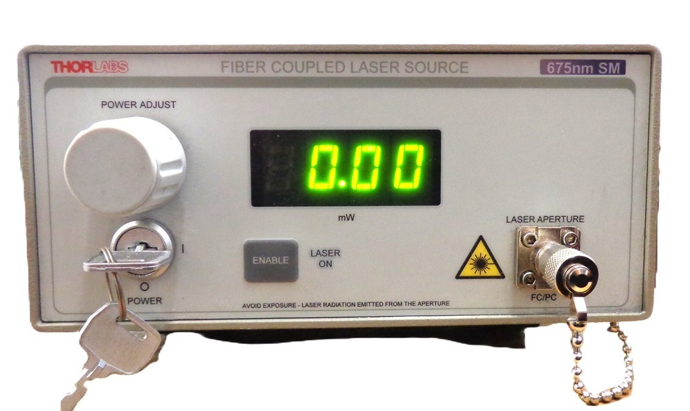 Thorlabs S1FC675 Fiber Coupled Laser Source Module Working Surplus