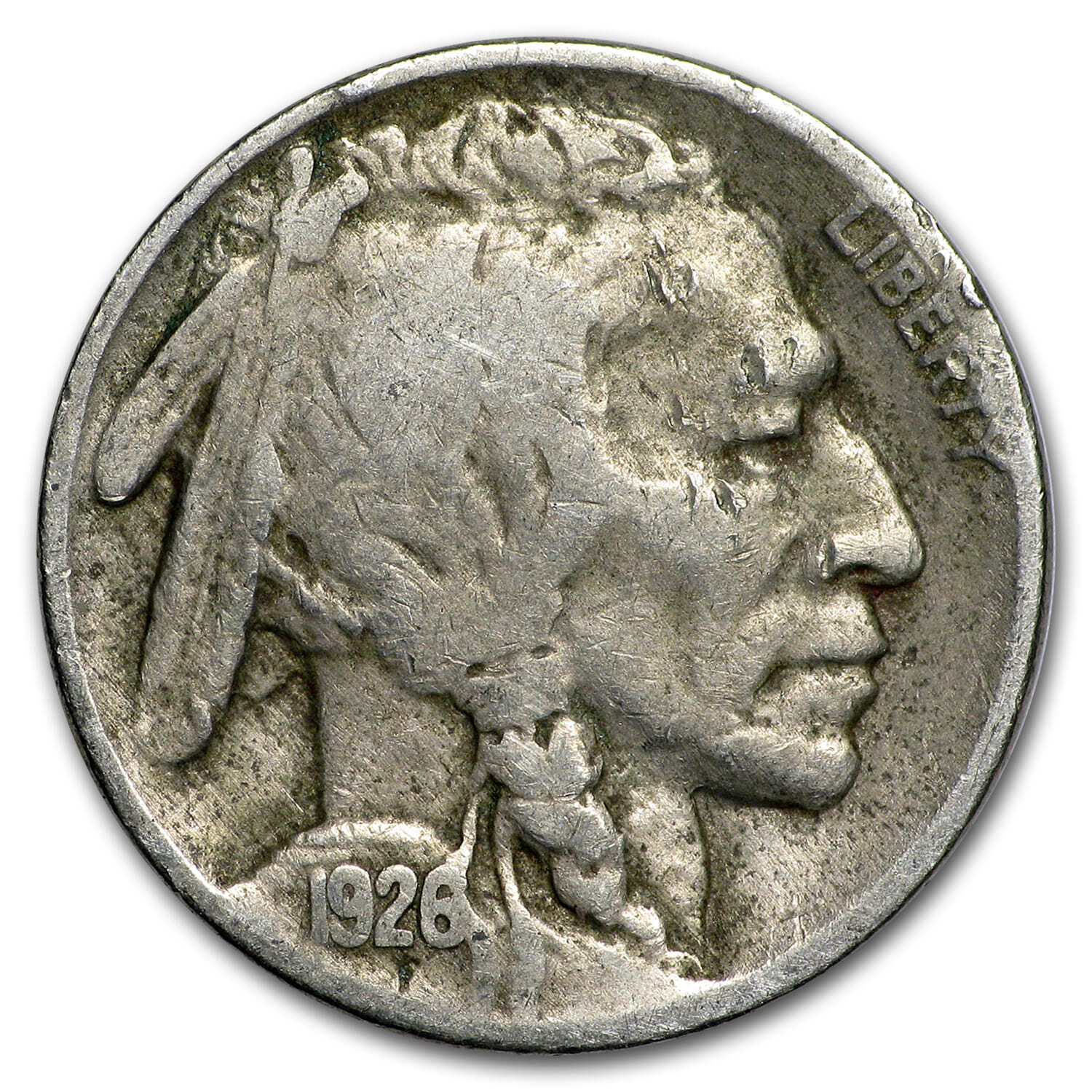 1913-1938 Buffalo Nickels $1.00 Face Value 20-Coins (Full Dates) - SKU#167930