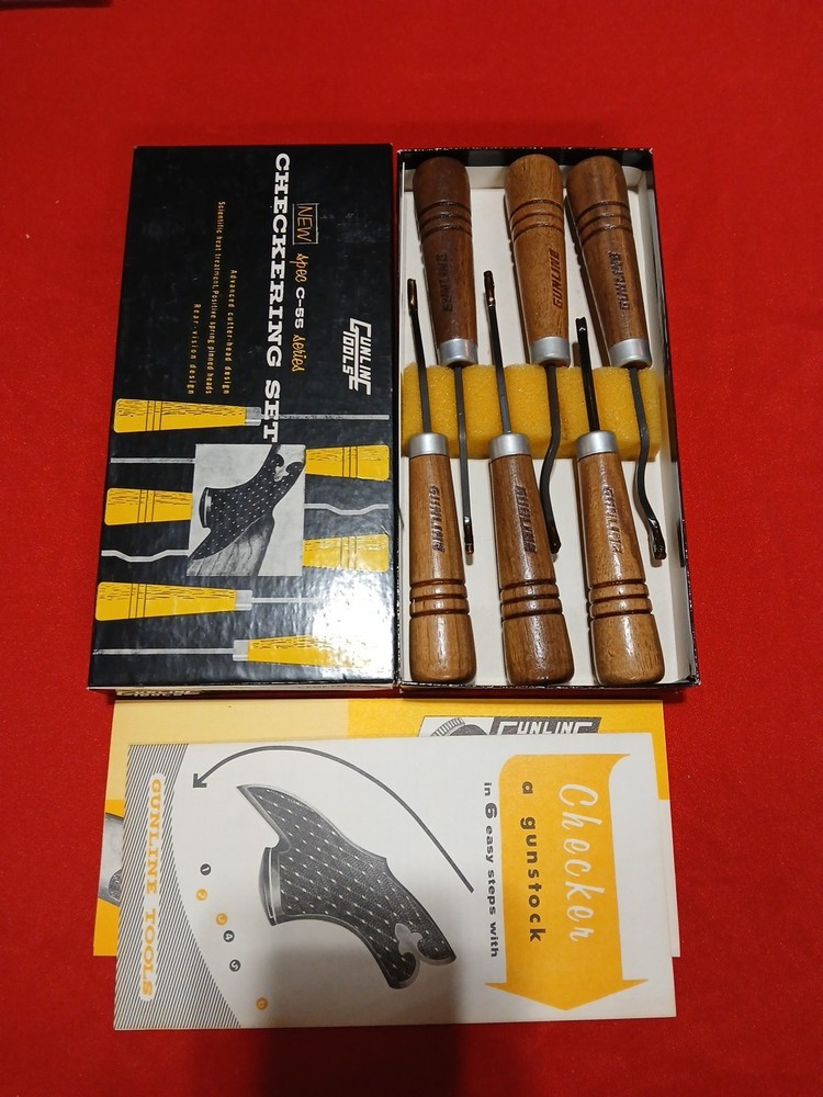 Gunline Camp Perry 18 LPI Checkering Set