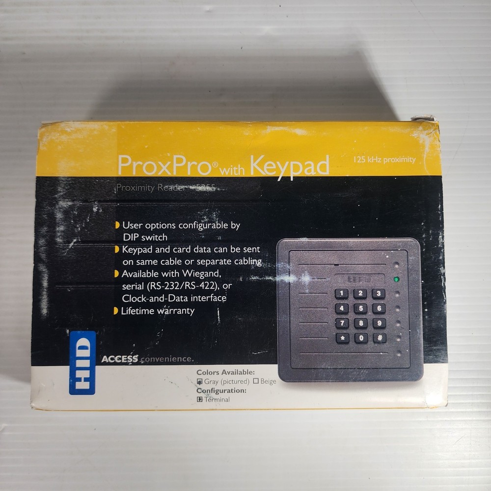 READ HID 5355AGK14 ProxPro with Keypad Access Control Reader Gray - Assa Abloy