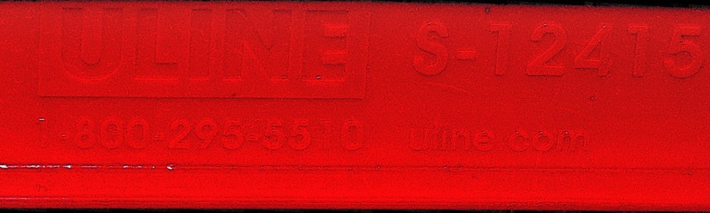 LARGE PLASTIC STORAGE BIN U-LINE 11"x5"x5.5" PARTS CONTAINER STACKABLE S-12415