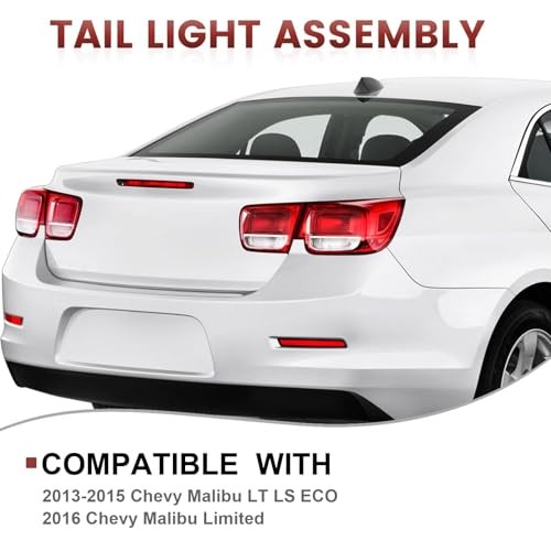 Tail Lights Assembly Compatible with 2013 2014 2015 Chevy Passenger Side Outer
