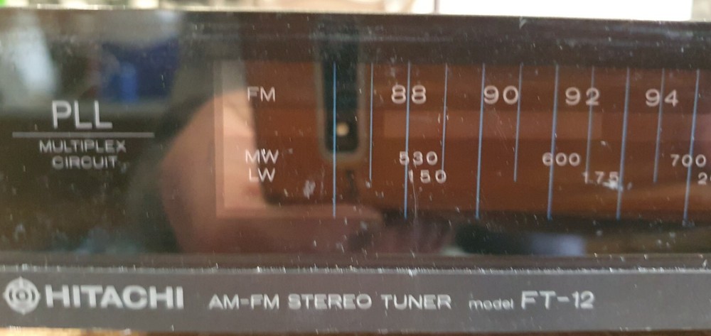 F-12 Hitachi Am Fm Stereo Tuner Untested