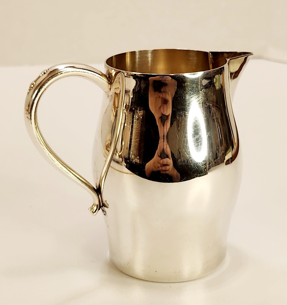 VTG William A. Rogers Silverplated Silver Plated Handled Creamer Pitcher 3.75"