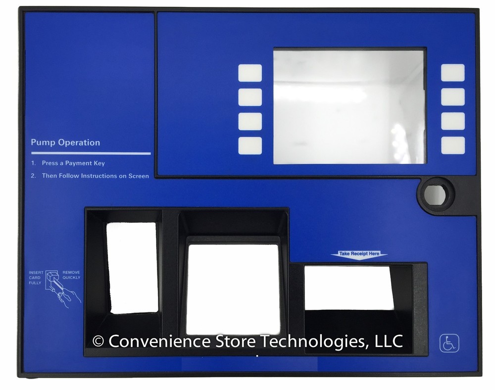 Gilbarco Veeder-Root Advantage EPP CRIND Dispenser Door (Blue)