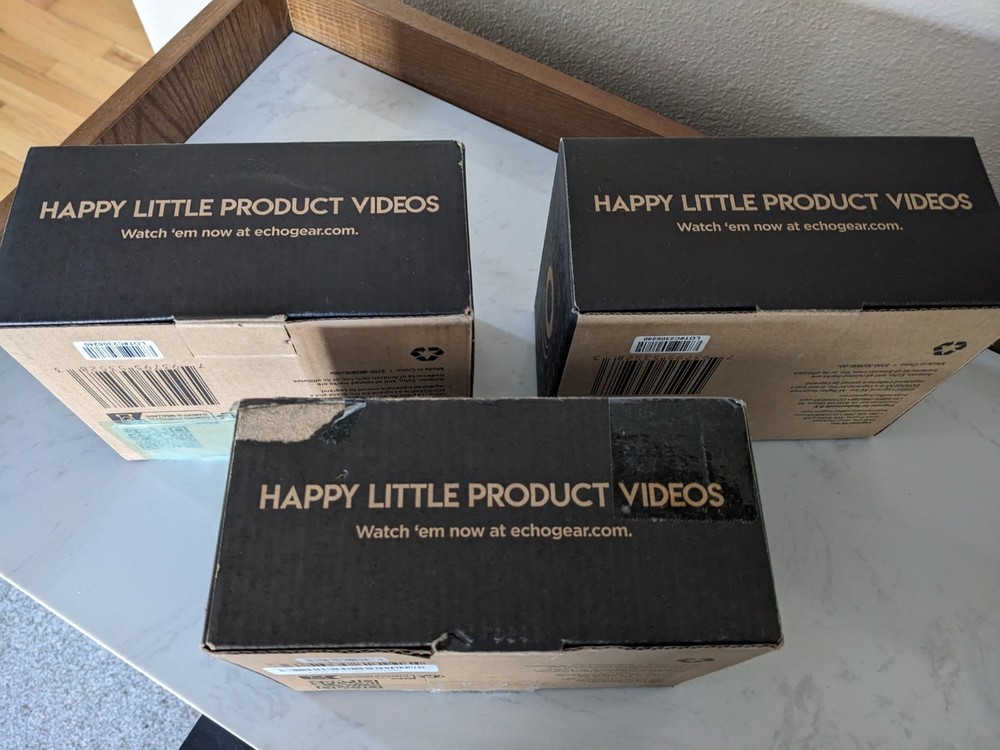 Made For Amazon Wall Mount, Black, Echo (4th generation), new open box