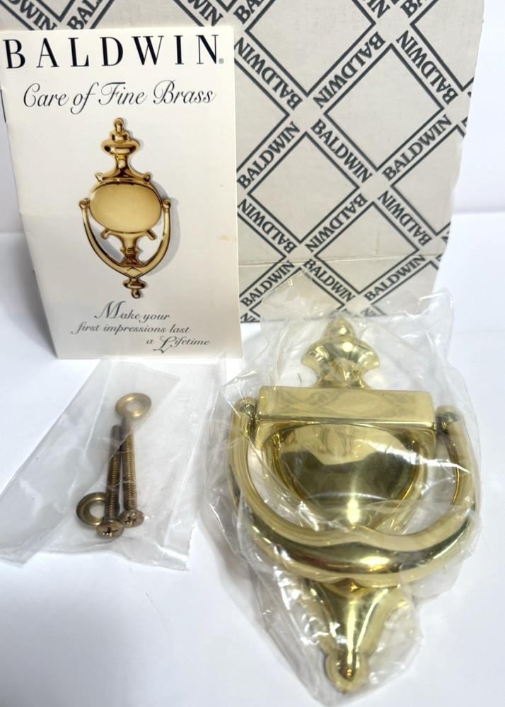 Baldwin Brass Door Knocker NIB