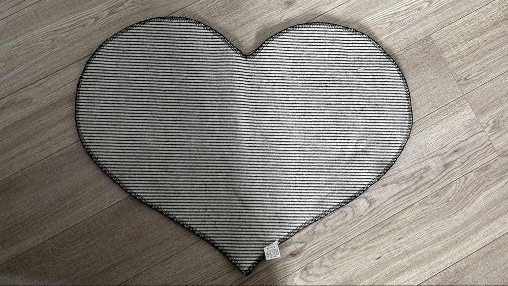 lemoned floor mat black