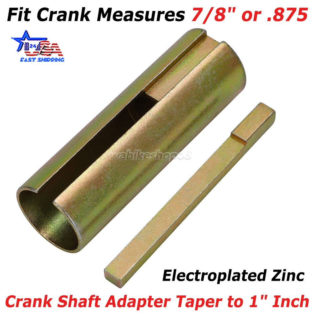 Crankshaft Adapter Taper to 1" Straight-Fits Generator,Pressure Washer,Engine