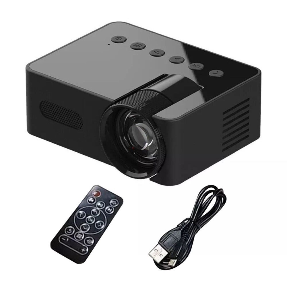 1080P HD Projector AUX/USB/Type-C Multi-functional Connectivity Easy to Carry