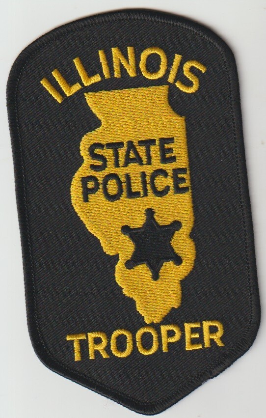 Illinois Trooper obsolete patch shipped from Australia