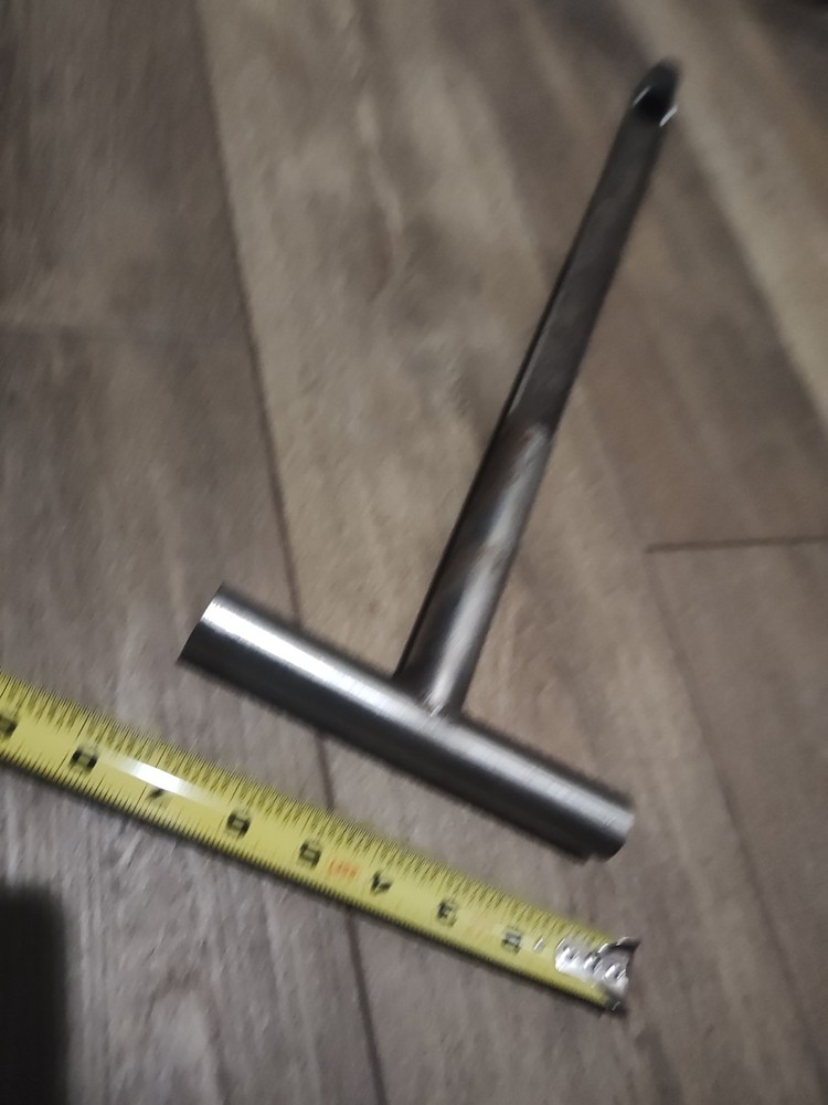 Stainless lightweight 21" Soil Test Sampler T-Style Handle Quick Moisture Check