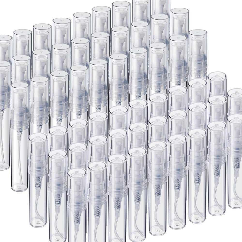 60PCS Mini Spray Bottle, 30PCS 3Ml Mini Clear Plastic Spray Bottle Empty with 30