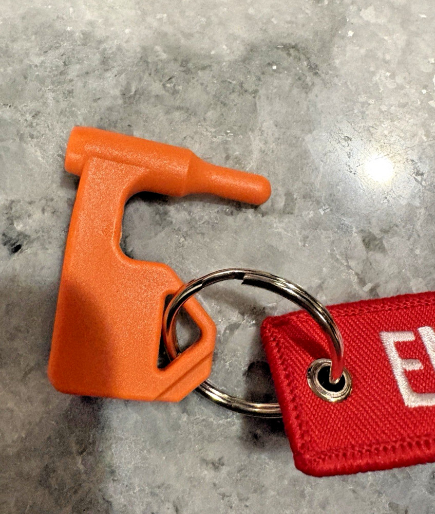 [3-Pack] Orange Chamber Safety Flags with “EMPTY CHAMBER” Visibility Tags