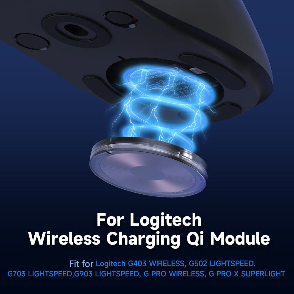Wireless Charging Module For Logitech Mouse G403 703 G502 G903 hero GPW G PRO D