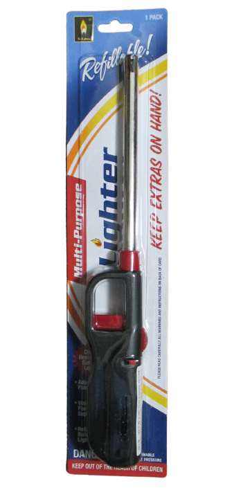 MultiPurpose Butane Torch Lighter 10" Refillable Campfire Fireplace Candle Grill