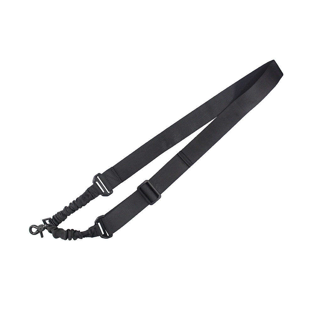 Tactical Single Point Adjustable Bungee Rifle Gun Sling System Strap Hook Strap