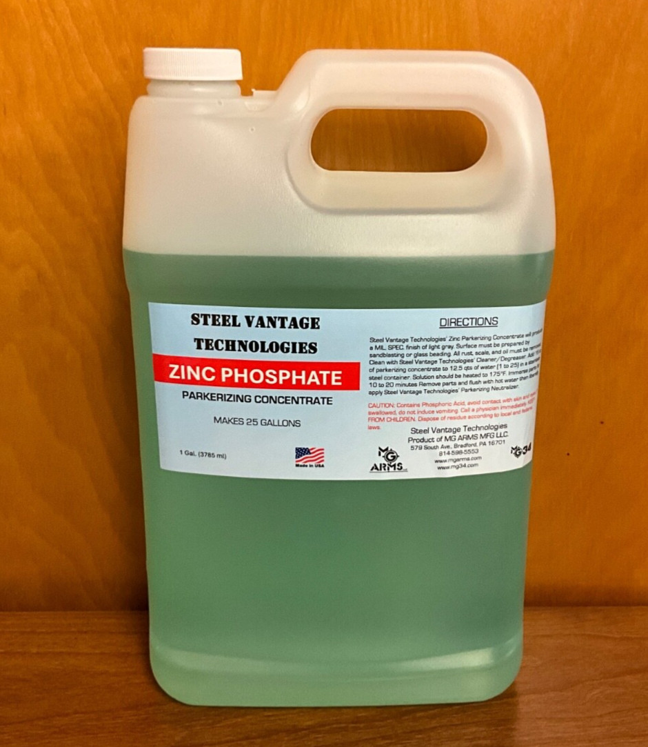 ZINC PHOSPHATE PARKERIZING CONCENTRATE GUNSMITH KNIFE HOBBY AUTO RESTORATION