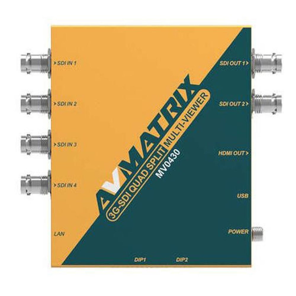 AVMatrix MV0430 3G-SDI Quad Split Multiviewer