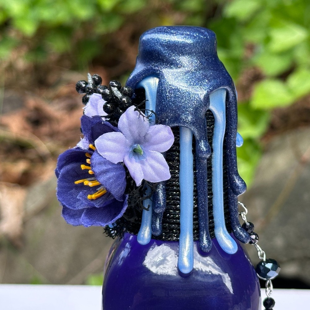 Night Bloom Elixir Decorative Color Changing Potion Bottle Fantasy Decor