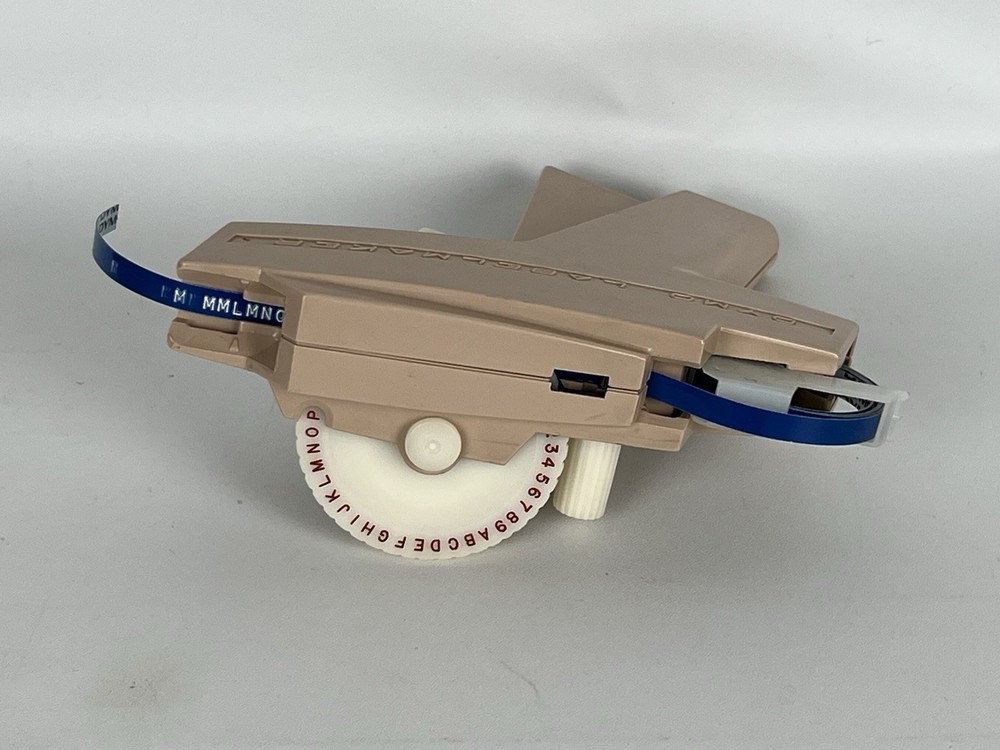 Vintage Dymo Embossed Label Maker Beige