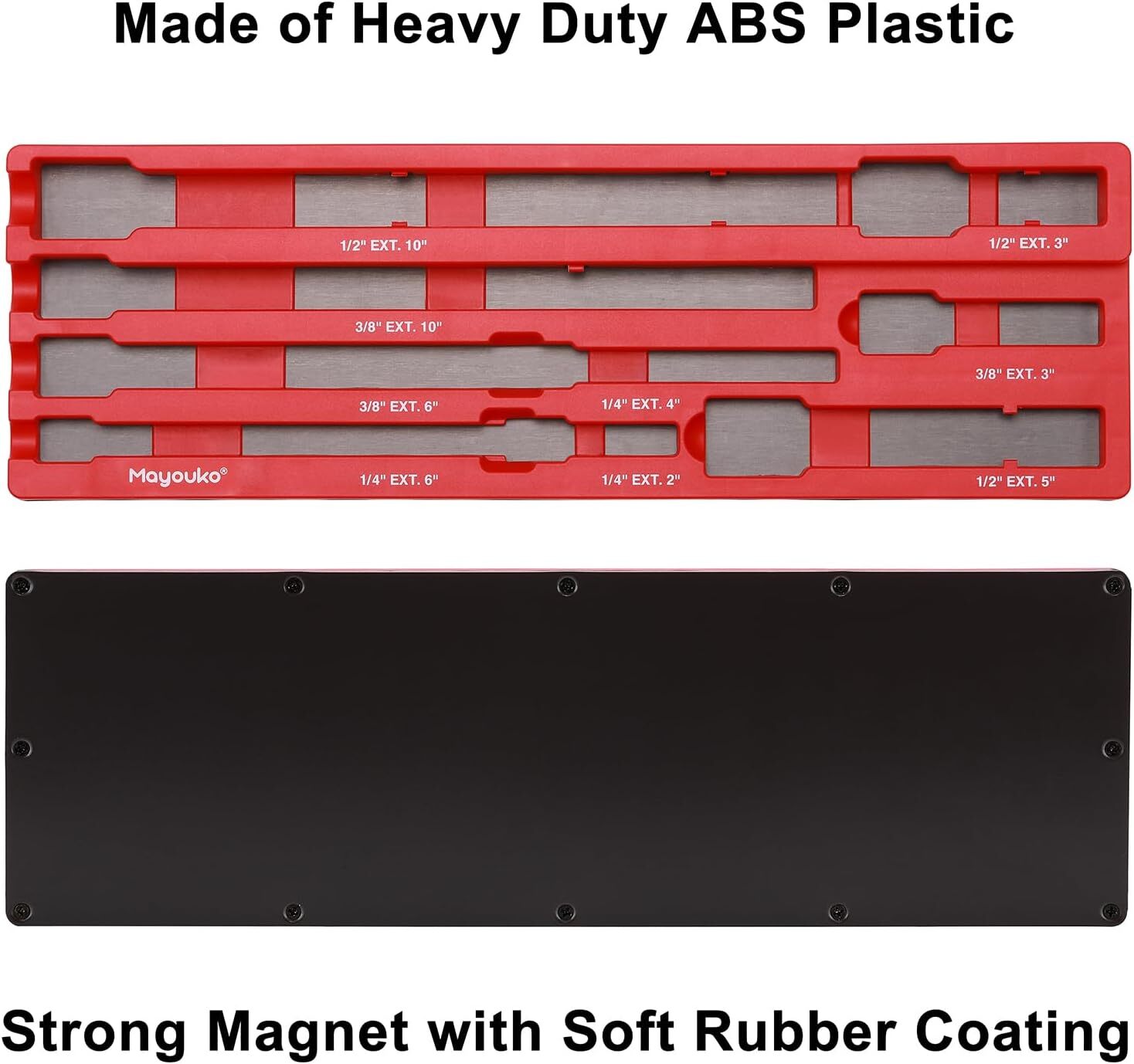 Magnetic Socket Extension Organizer Socket Extension Bar Holder 1/4",3/8",1/2“