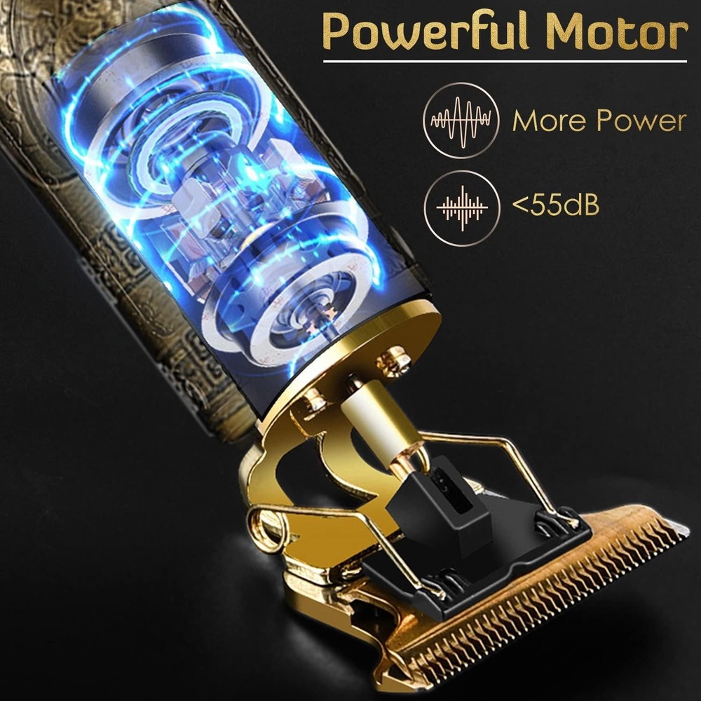 Zero Gapped Rechargeable Beard Trimmer with Guide Combs - Ultimate Grooming Tool