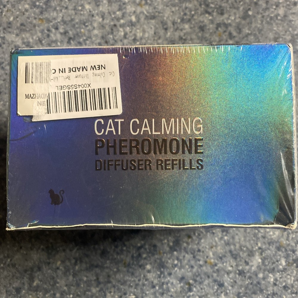 Cat Pheromones Calming Diffuser Refill 6 Pack Multicat Free Shipping New Sealed
