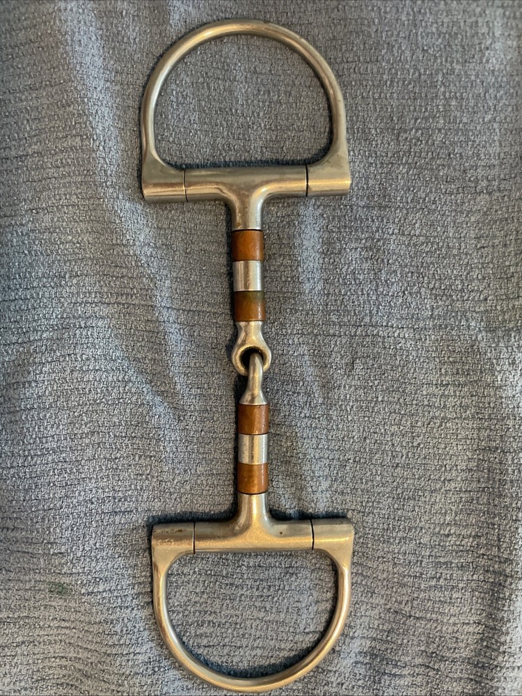 5 And 1/2 Inch D-Ring Snaffle Bit
