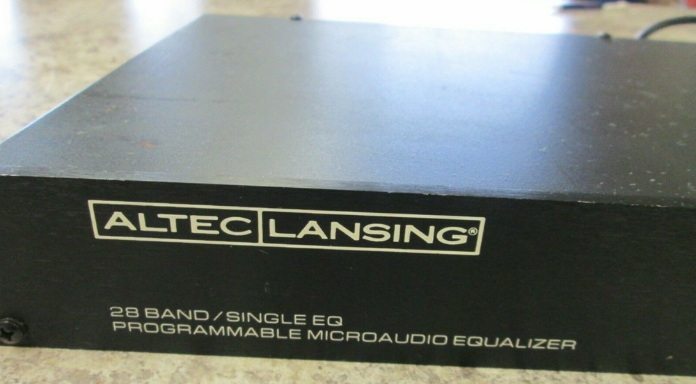 Altec Lansing 8551B 28 Band Single Eq Programmable Microaudio Equalizer