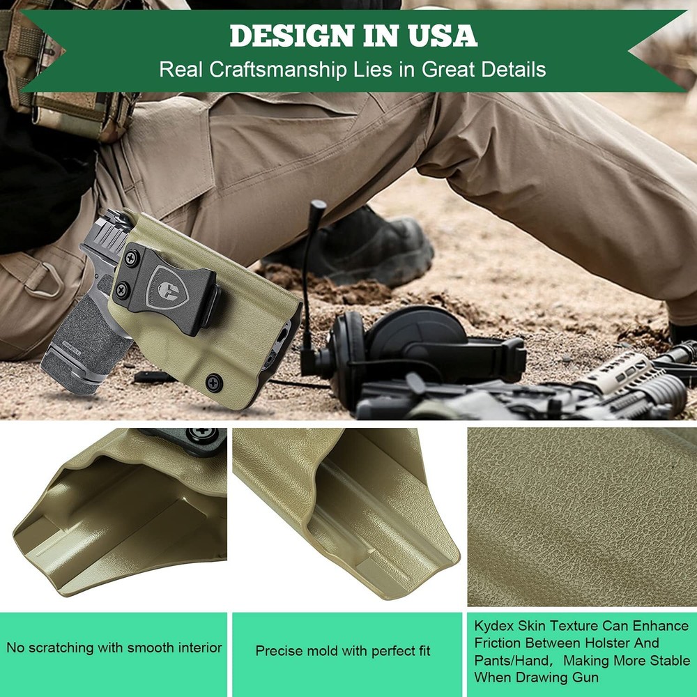 Hellcat Holster, IWB Holster Fit Springfield Armory Hellcat&Hellcat Pro Pistol